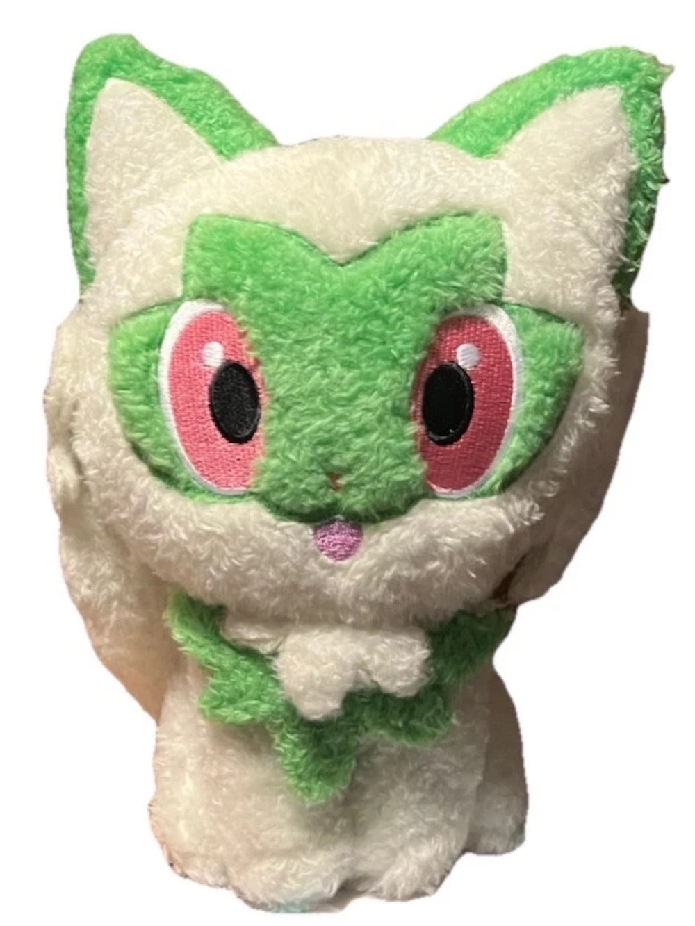 Pokemon 8” Moko Moko Fluffy Sprigatito Plush